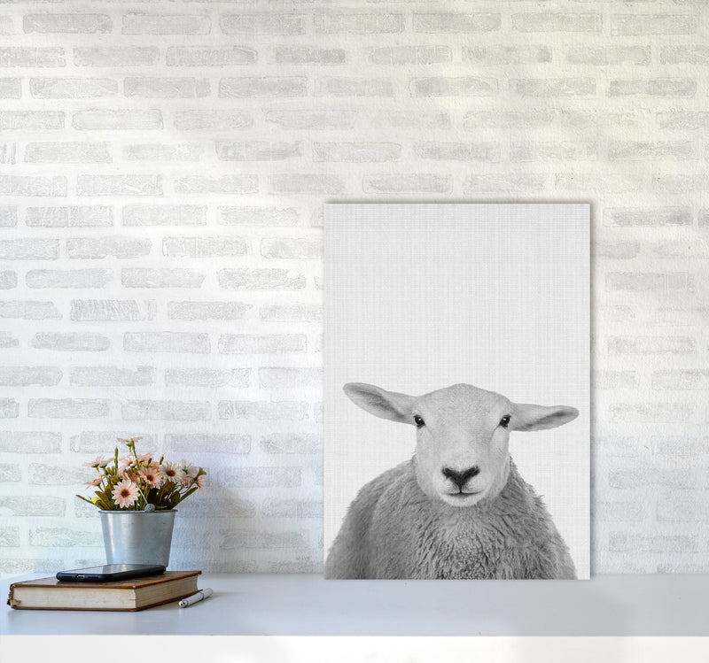Trust This Wise Sheep Art Print by Jason Stanley A2 Black Frame