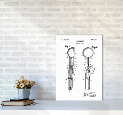 Ice Cream Scoop Patent Art Print by Jason Stanley A2 Black Frame