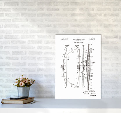 Archery Bow Patent Art Print by Jason Stanley A2 Black Frame
