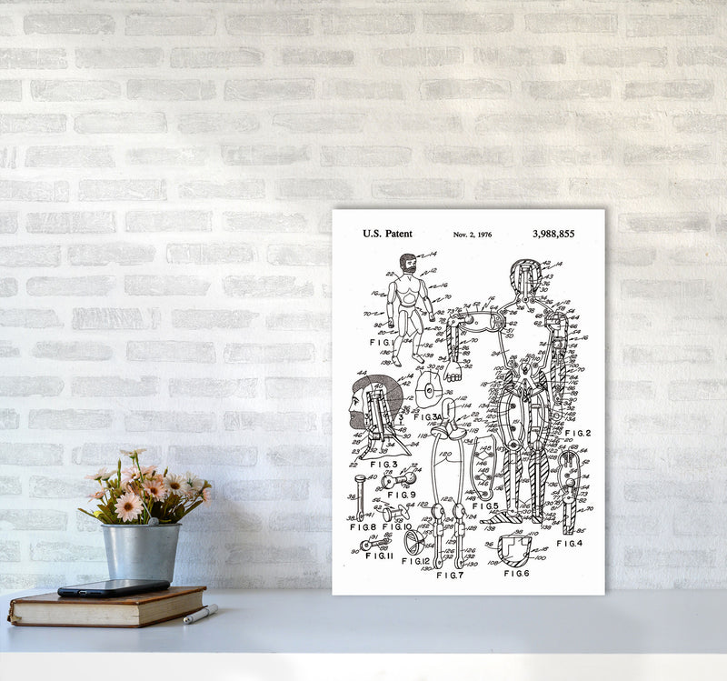 Kids Toy Patent Art Print by Jason Stanley A2 Black Frame