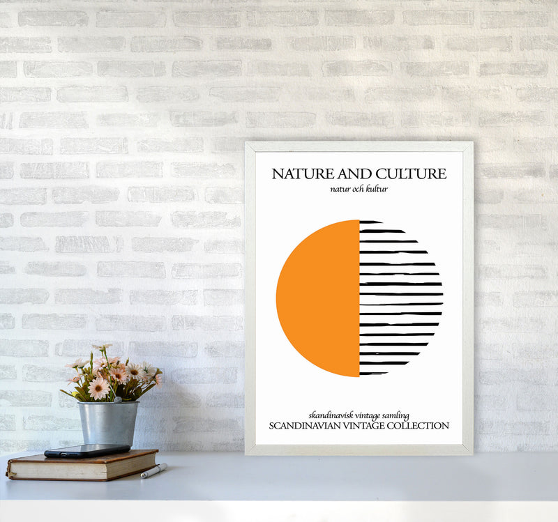 Nature And Culture Scandinavian Collection II Art Print by Jason Stanley A2 Oak Frame