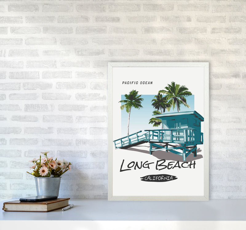 Going, Going, Back, Back, To, Cali, Cali Art Print by Jason Stanley A2 Oak Frame