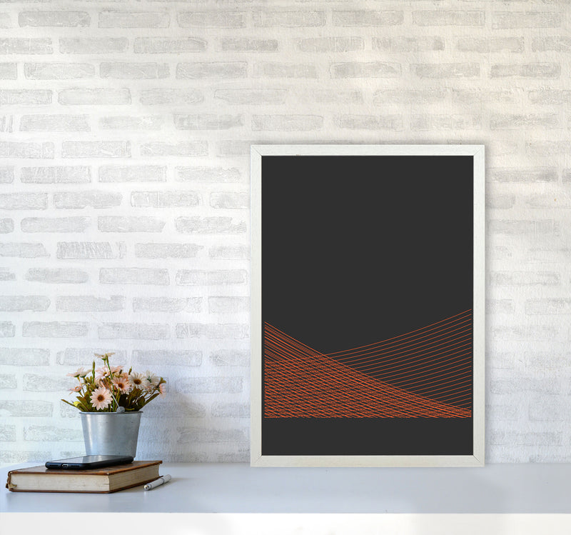 Minimal Geometric Series - 11 Art Print by Jason Stanley A2 Oak Frame