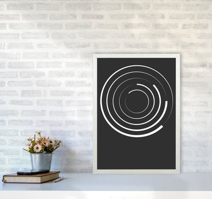 Minimal Geometric Series - 28 Art Print by Jason Stanley A2 Oak Frame