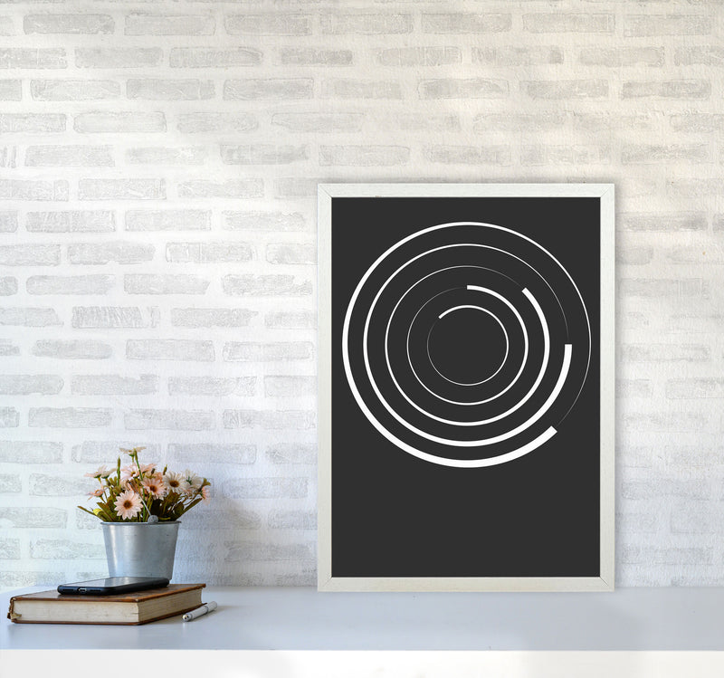 Minimal Geometric Series - 28 Art Print by Jason Stanley A2 Oak Frame
