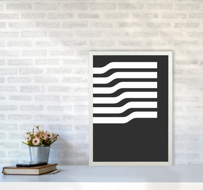 Minimal Geometric Series - 17 Art Print by Jason Stanley A2 Oak Frame