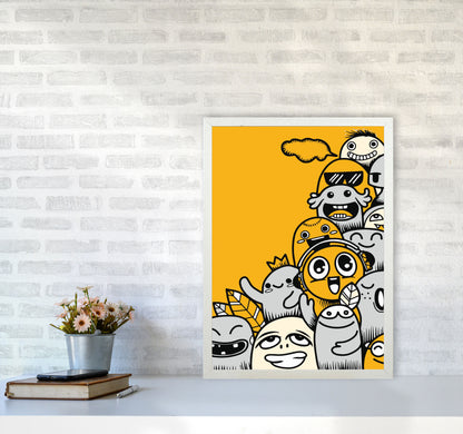 Happiness Comes In Many Forms Art Print by Jason Stanley A2 Oak Frame