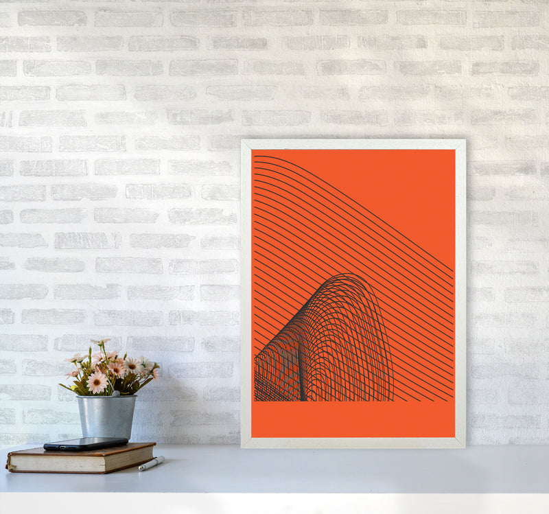 Minimal Geometric Series - 12 Art Print by Jason Stanley A2 Oak Frame