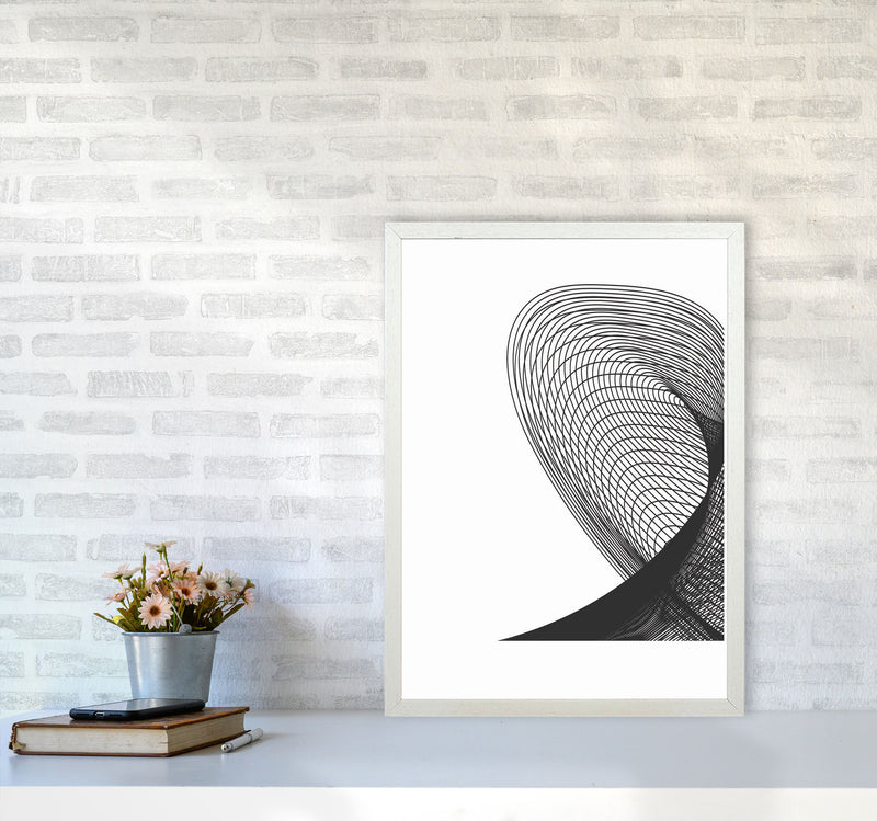 Minimal Geometric Series - 14 Art Print by Jason Stanley A2 Oak Frame