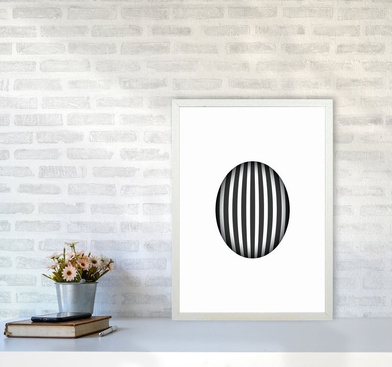 Minimal Geometric Series - 47 Art Print by Jason Stanley A2 Oak Frame