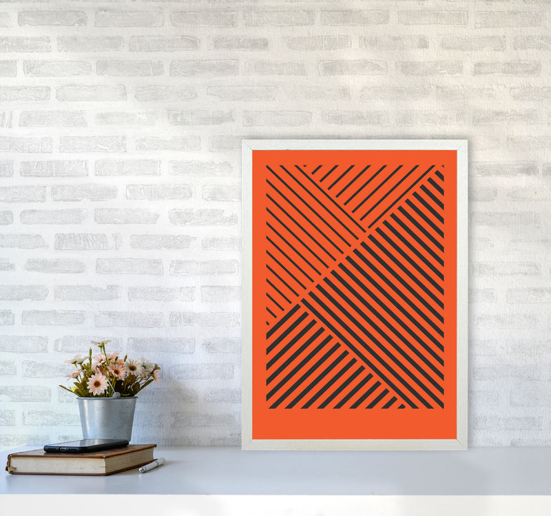 Minimal Geometric Series - 23 Art Print by Jason Stanley A2 Oak Frame