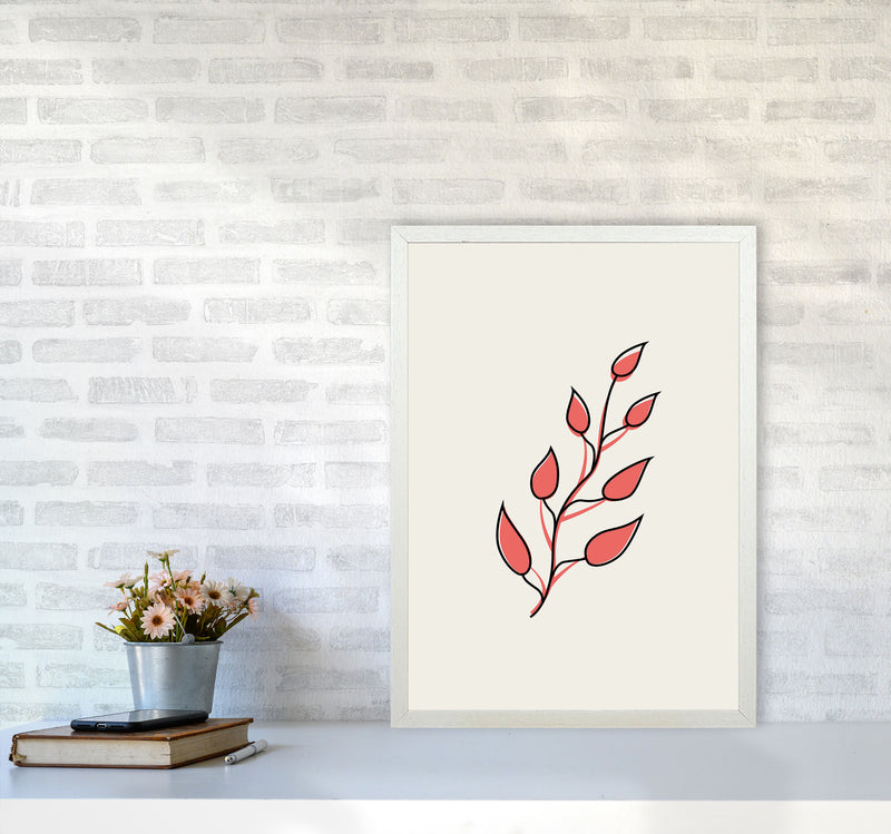Abstract Tropical Leaves II Art Print by Jason Stanley A2 Oak Frame