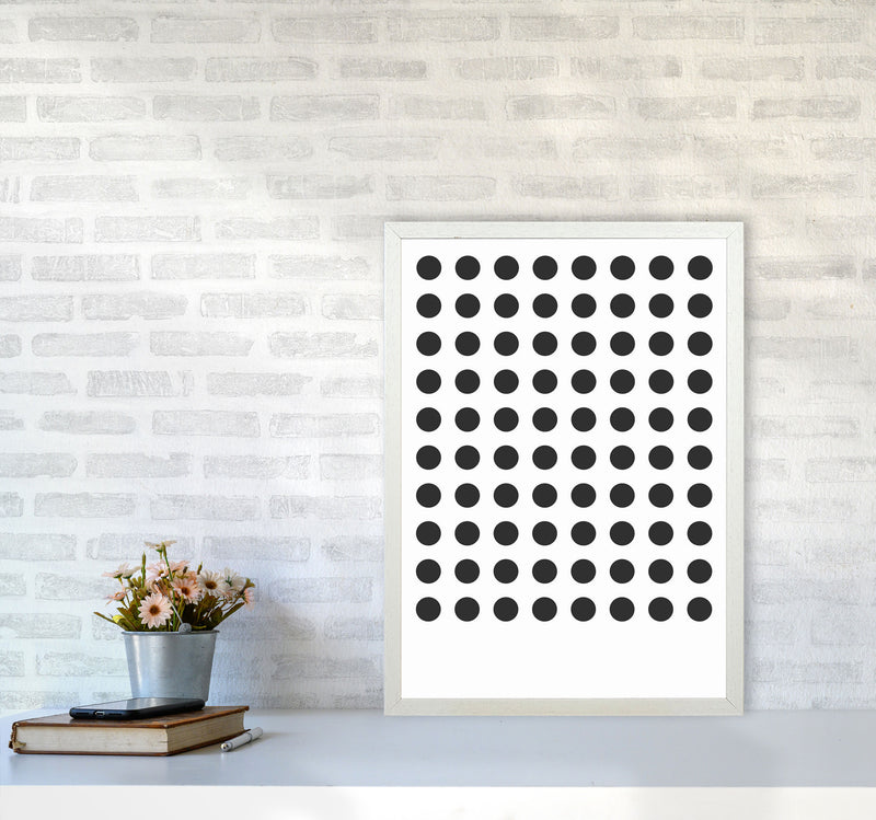 Minimal Geometric Series - 9 Art Print by Jason Stanley A2 Oak Frame