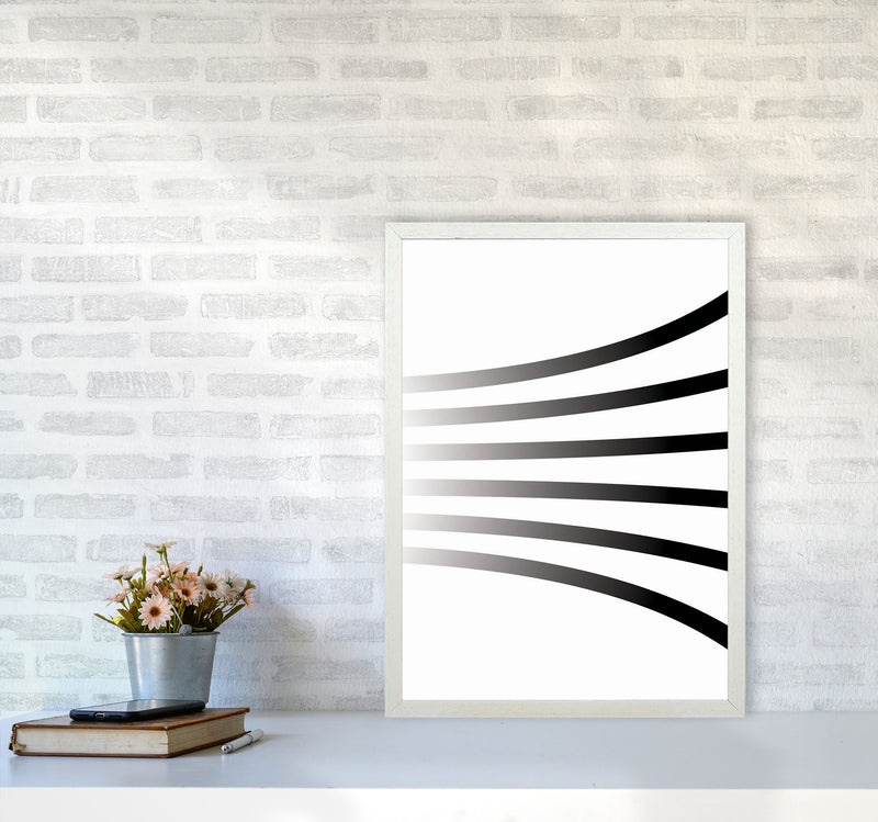 Minimal Geometric Series - 1 Art Print by Jason Stanley A2 Oak Frame