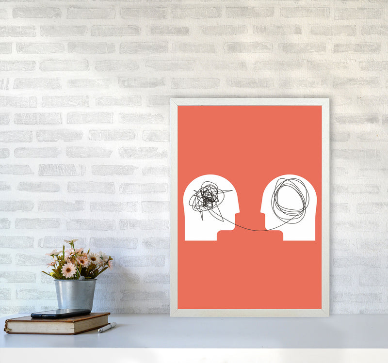 Disorganized To Organized Art Print by Jason Stanley A2 Oak Frame