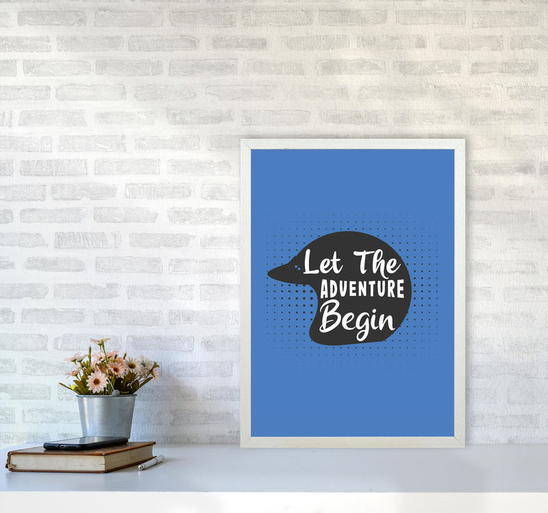 Let The Adventure Begin Art Print by Jason Stanley A2 Oak Frame