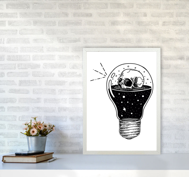 I Think He Had An Idea Art Print by Jason Stanley A2 Oak Frame