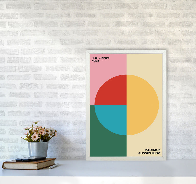 Bauhaus Juli-Sept 1923 Art Print by Jason Stanley A2 Oak Frame