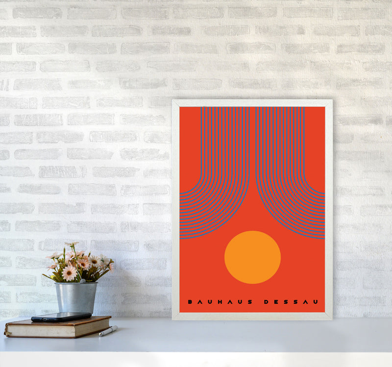 Bauhaus Design IIIII Art Print by Jason Stanley A2 Oak Frame