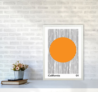 California 01 Skinny Art Print by Jason Stanley A2 Oak Frame