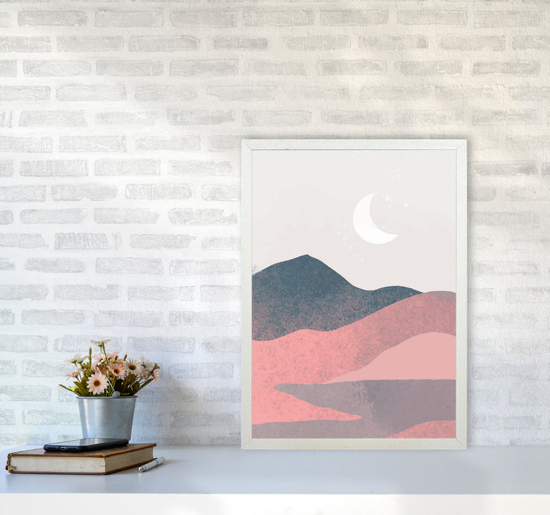 Minimal Landscape 2 Art Print by Jason Stanley A2 Oak Frame