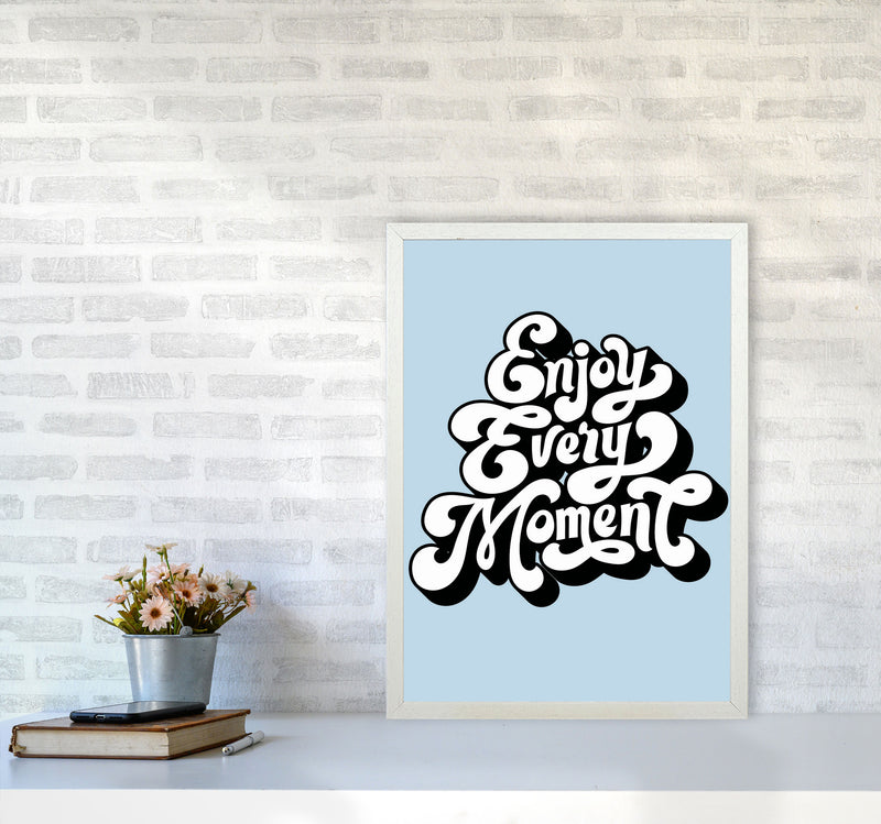 Enjoy Every Moment Art Print by Jason Stanley A2 Oak Frame
