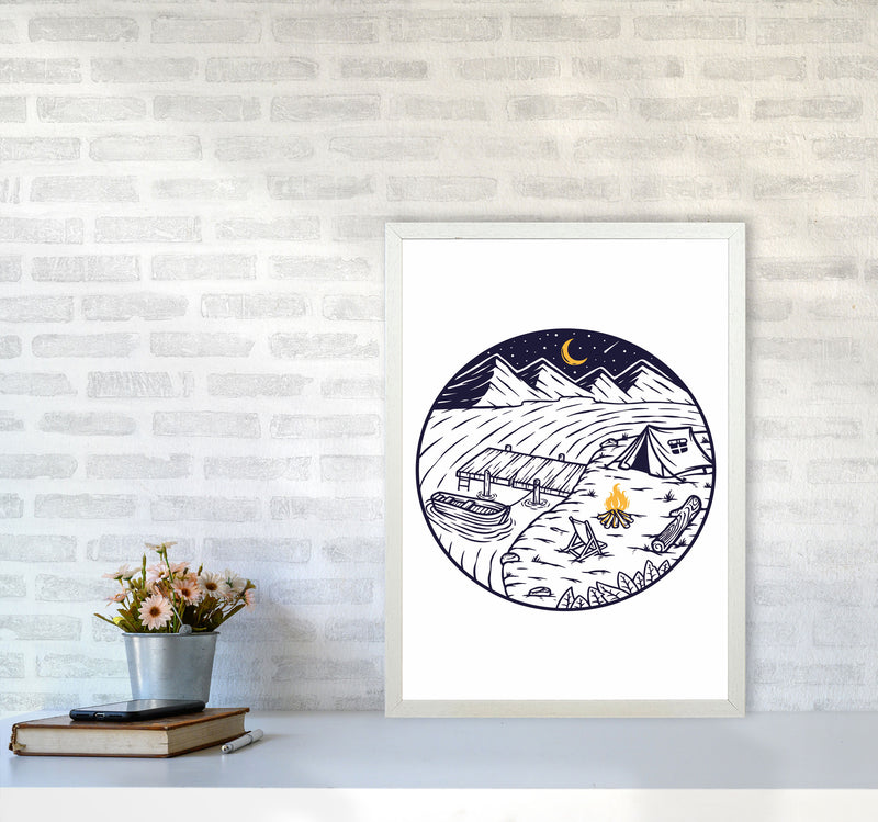 Slice Of Paradise Art Print by Jason Stanley A2 Oak Frame