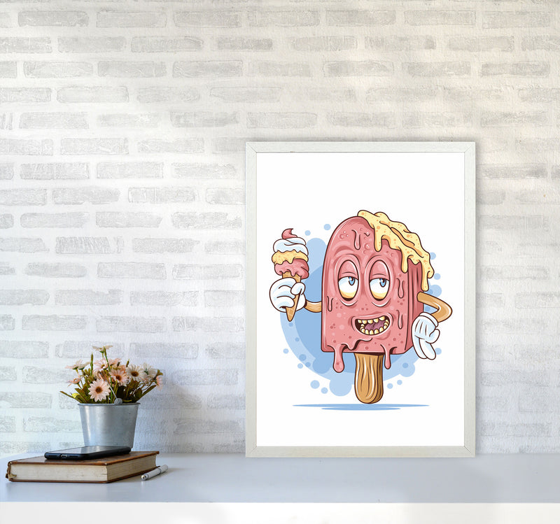 Don'T Let Me Melt Art Print by Jason Stanley A2 Oak Frame