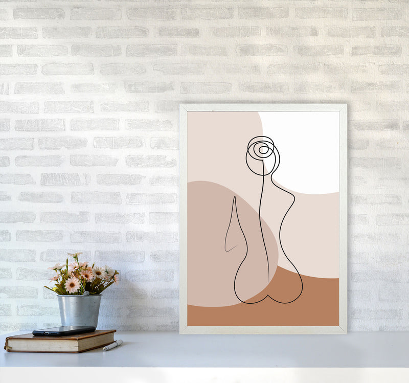 Female Figure III Art Print by Jason Stanley A2 Oak Frame