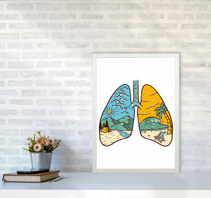 Breathe It All In Art Print by Jason Stanley A2 Oak Frame