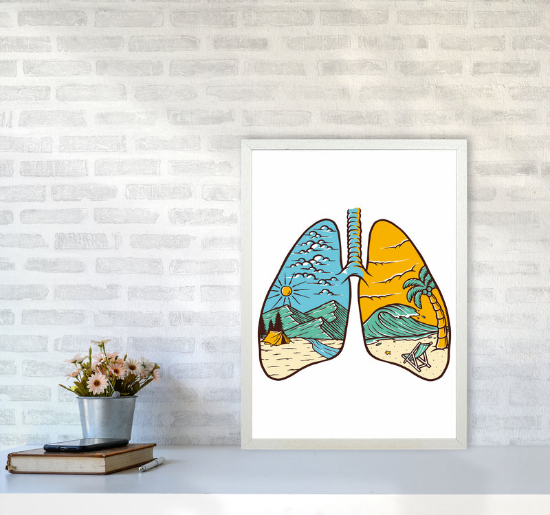 Breathe It All In Art Print by Jason Stanley A2 Oak Frame