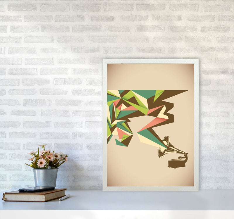 Sounds Good To Me Art Print by Jason Stanley A2 Oak Frame