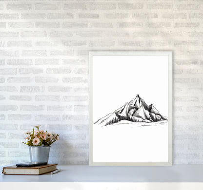 To The Mountains Art Print by Jason Stanley A2 Oak Frame