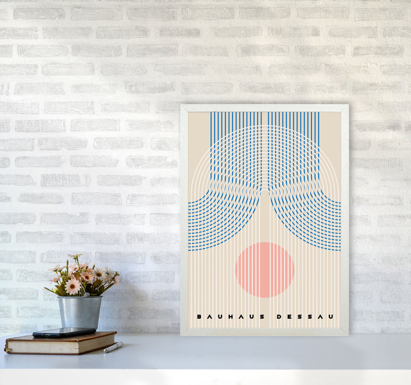Bauhaus Design II Art Print by Jason Stanley A2 Oak Frame