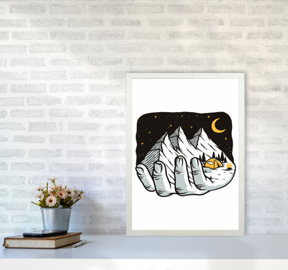Grab A Handfull Art Print by Jason Stanley A2 Oak Frame