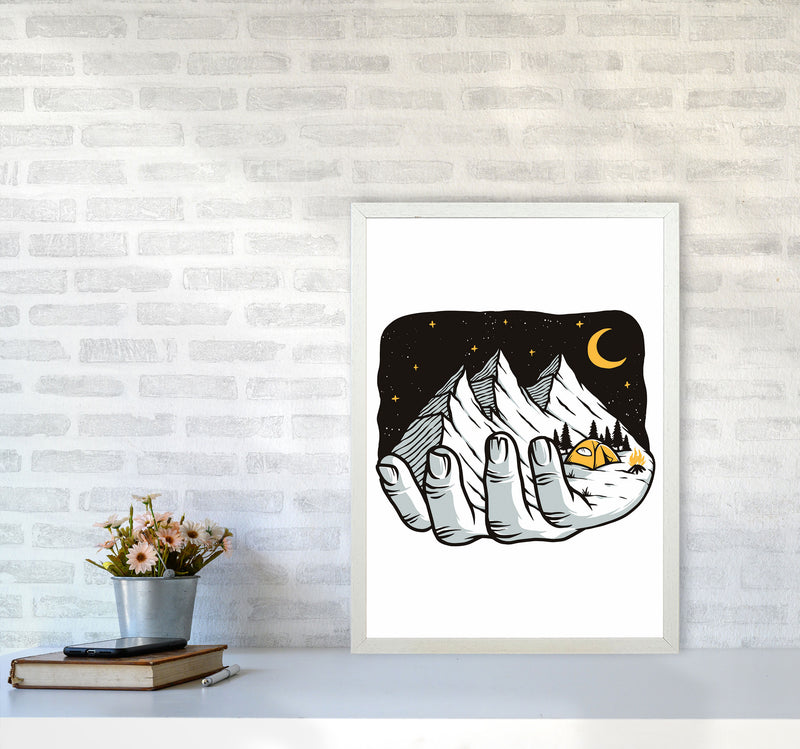 Grab A Handfull Art Print by Jason Stanley A2 Oak Frame