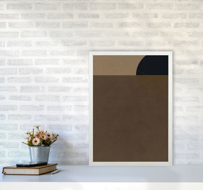 Minimal Vibes 1 Art Print by Jason Stanley A2 Oak Frame