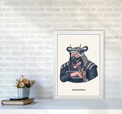 Samurai Warrior Art Print by Jason Stanley A2 Oak Frame