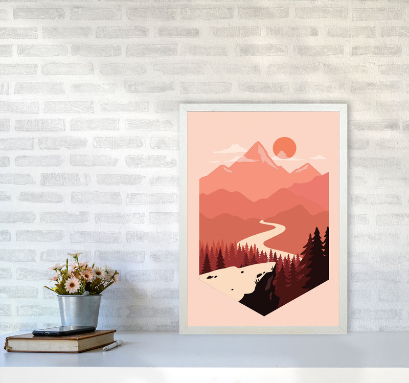 Get Out There 2 Art Print by Jason Stanley A2 Oak Frame