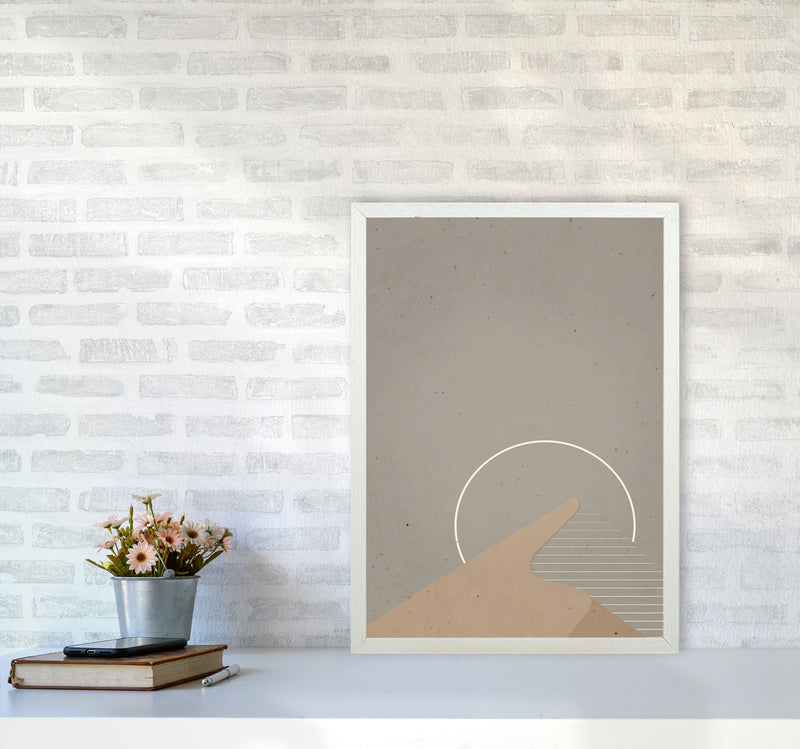 Minimal Vibes 3 Art Print by Jason Stanley A2 Oak Frame