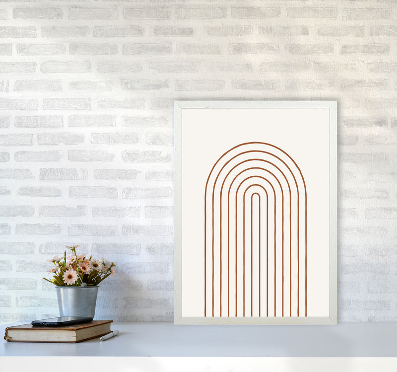 Endless Rainbow Art Print by Jason Stanley A2 Oak Frame