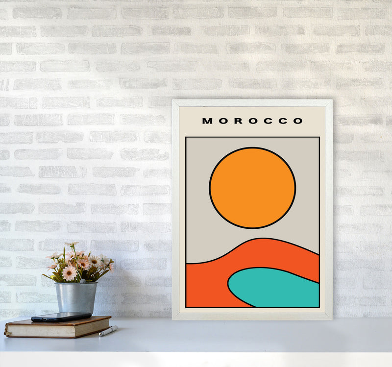 Morocco Vibes! Art Print by Jason Stanley A2 Oak Frame