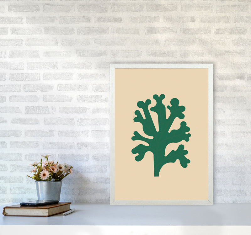 Cutout Seaweed Art Print by Jason Stanley A2 Oak Frame
