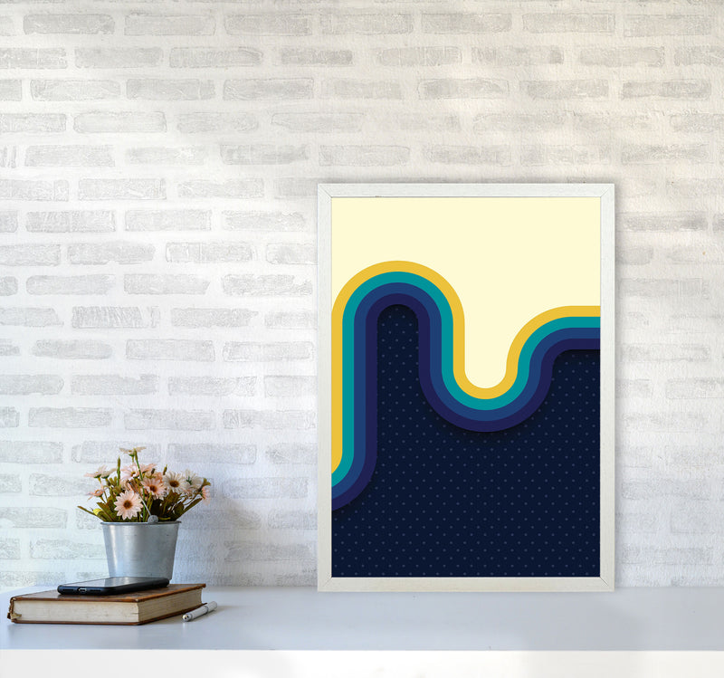 Melty Vibes II Art Print by Jason Stanley A2 Oak Frame
