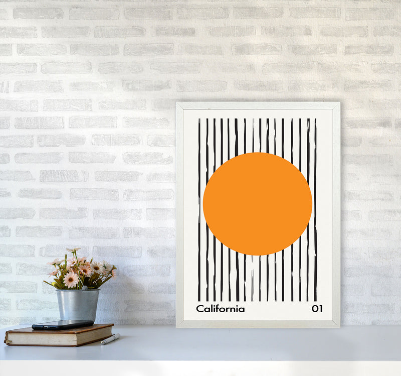 California 01 Art Print by Jason Stanley A2 Oak Frame