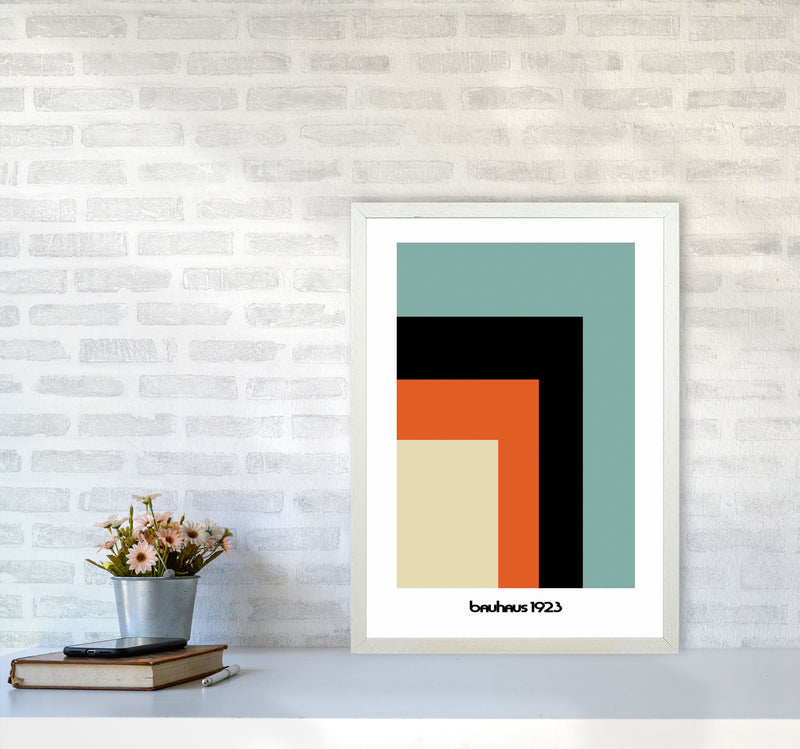 Bauhaus 1923 Art Print by Jason Stanley A2 Oak Frame