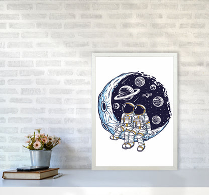 Best Friends Art Print by Jason Stanley A2 Oak Frame