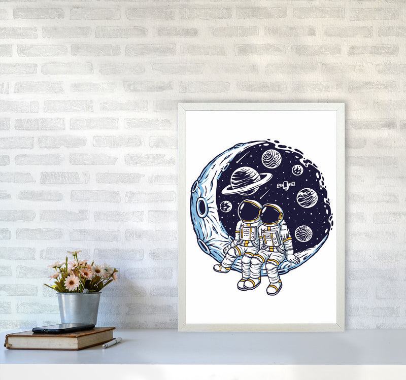 Best Friends Art Print by Jason Stanley A2 Oak Frame