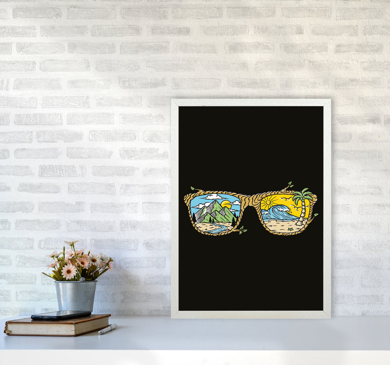 Sunny Daze Art Print by Jason Stanley A2 Oak Frame
