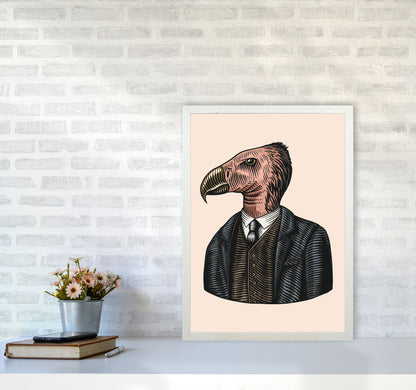Mr. Condor Art Print by Jason Stanley A2 Oak Frame
